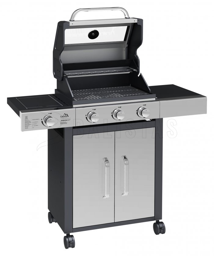 Barbecue a gas Window 3+1 con ruote