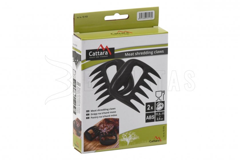 Artigli per carne sfilacciata Cattara 2pz