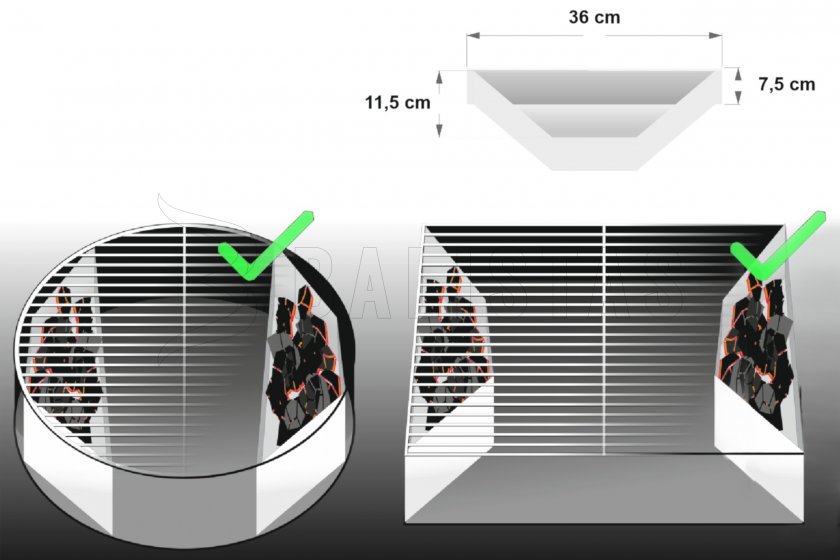 Box per cottura indiretta Cattara 2pz