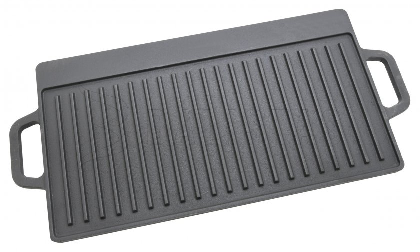 Piastra per grigliare doppia faccia 50x23x1,4cm