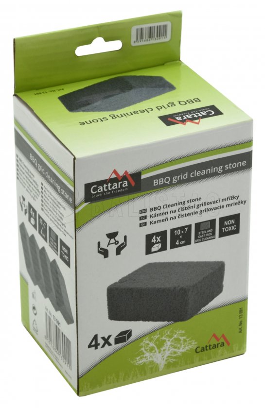 Pietra per pulizia griglia barbecue Cattara 4pz