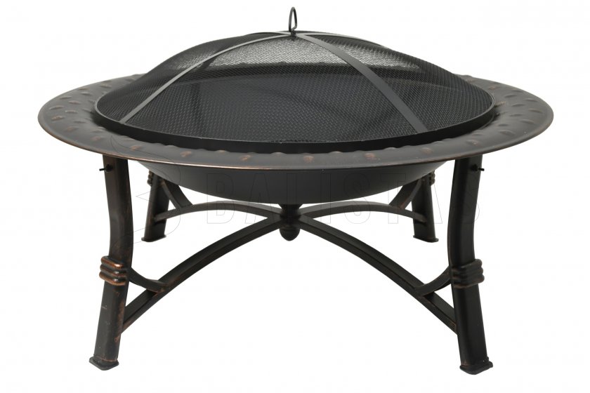 Braciere TEIDE copper patina con coperchio