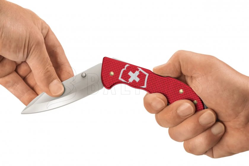 Coltello Victorinox Evoke Alox rosso