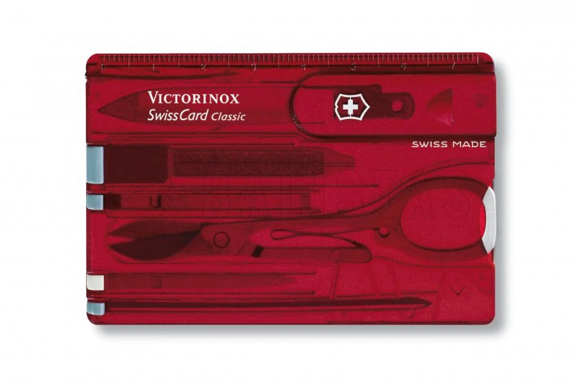 Karta Victorinox Swiss Card Classic Rossa