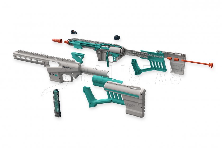 Fucile blaster in schiuma Game Face Trion rosso