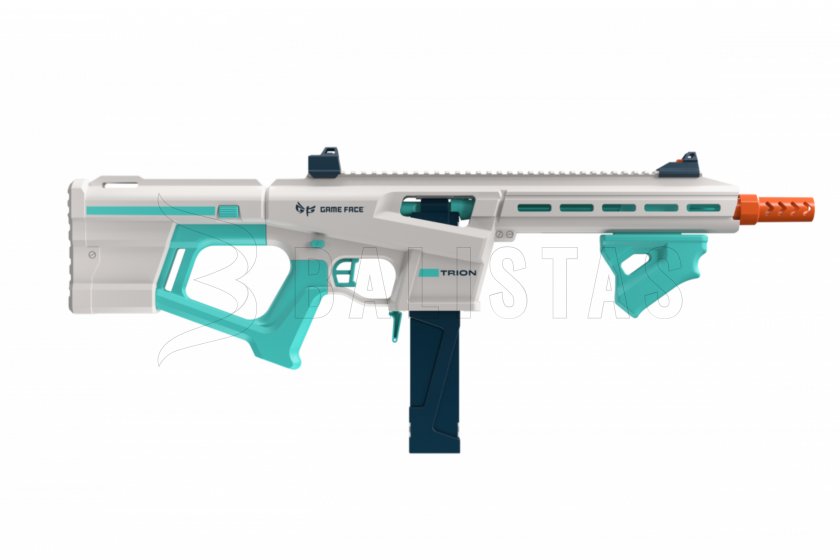 Fucile blaster Game Face Trion a dardi in foam blu