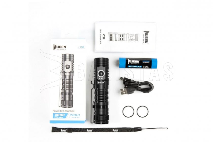 Torcia elettrica Wuben C2