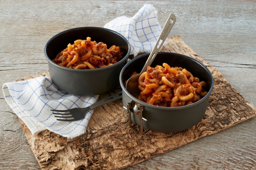 Spezzatino di manzo piccante con pasta Trek'n Eat