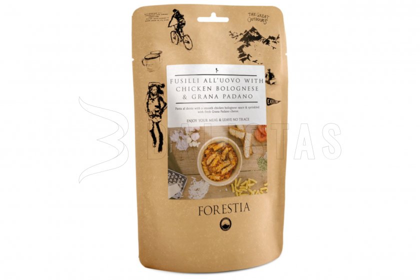 Fusilli all'uovo con pollo alla Bolognese 350g Forestia