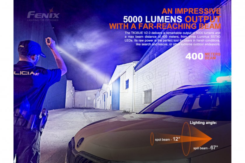 Torcia LED Fenix TK35 UE V2.0