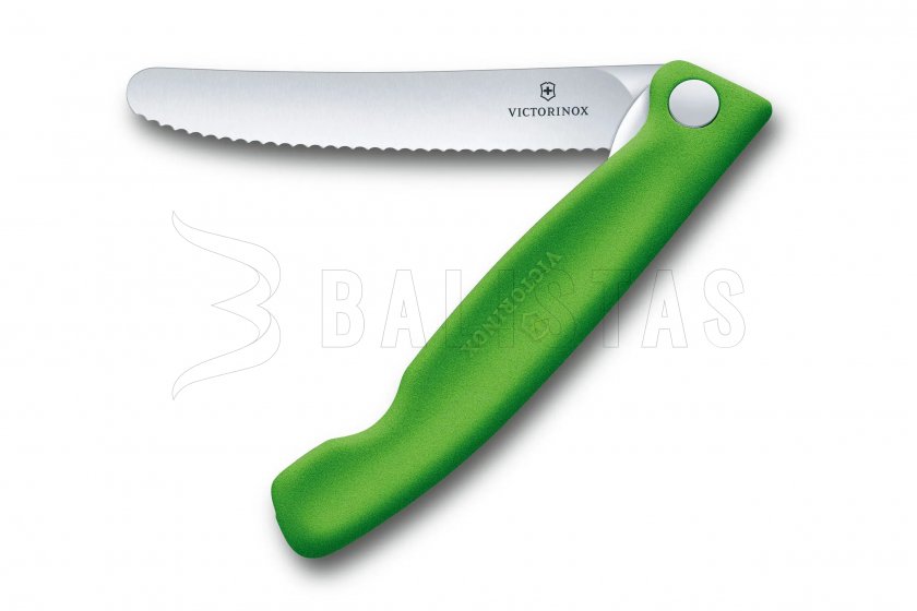 Coltello per verdure Victorinox a lama ondulata Verde