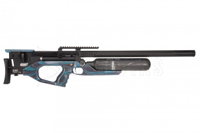 Carabina ad aria compressa AirMaks Krait WX 700cc 6,35mm Blue Lamino