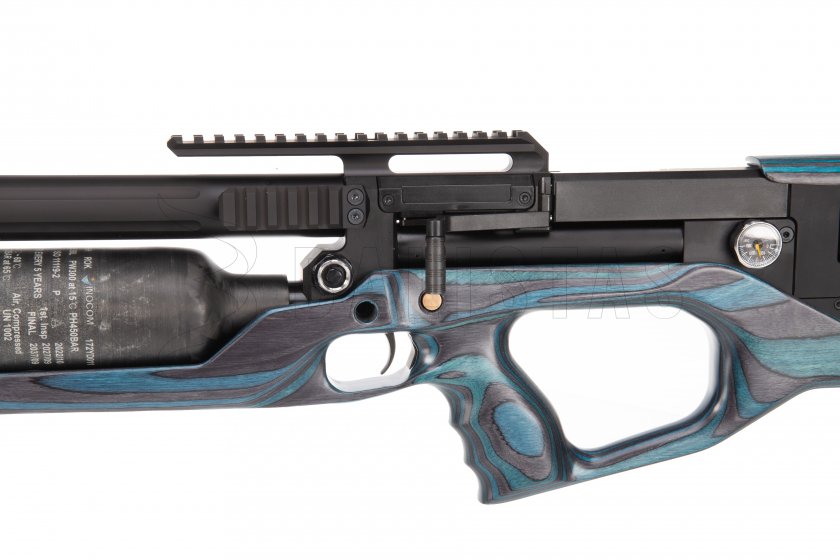 Carabina ad aria compressa AirMaks Krait WX 700cc 6,35mm Blue Lamino