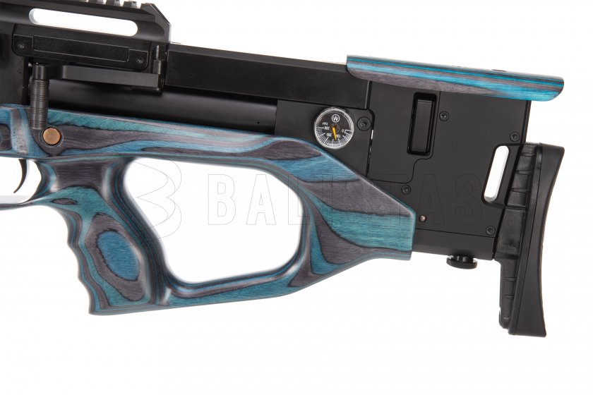 Carabina ad aria compressa AirMaks Krait WX 700cc 6,35mm Blue Lamino