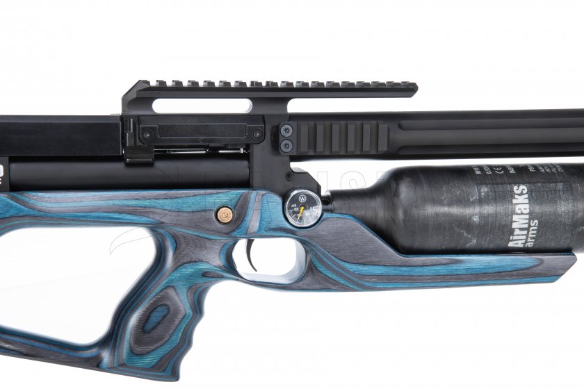Carabina ad aria compressa AirMaks Krait WX 700cc 6,35mm Blue Lamino
