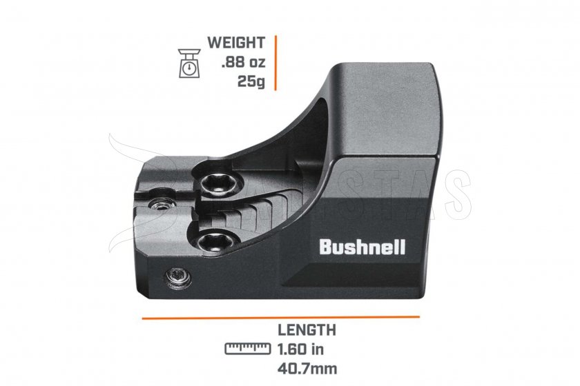 Mirino a punto rosso Bushnell RXC-200 Compact 1x21 reflex nero