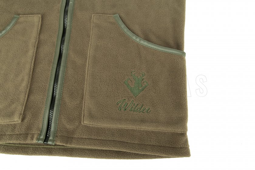 Gilet Wildee Fleecová Khaki