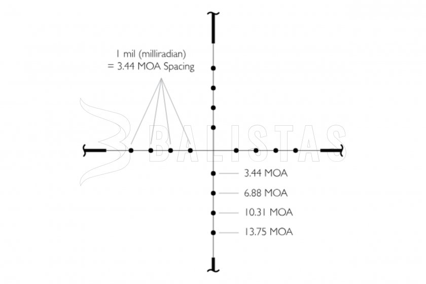 Cannocchiale Hawke Vantage 3-9x50AO MilDot 25,4mm