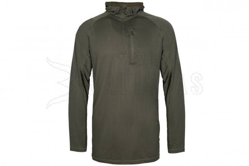 Maglia a maniche lunghe con cappuccio Remington Foliage Dark Olive