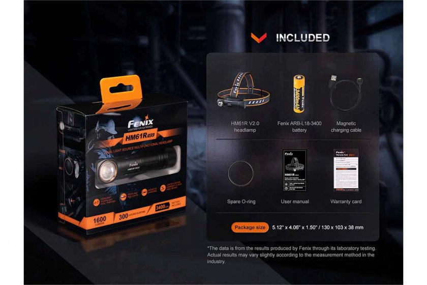 Lampada frontale Fenix HM61R V2.0