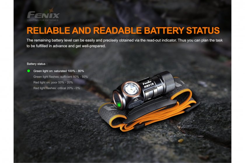 Lampada frontale Fenix HM51R V2.0