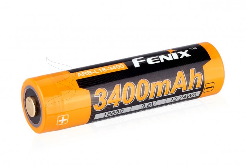 Batteria ricaricabile Fenix 18650 3400 mAh (Li-ion)
