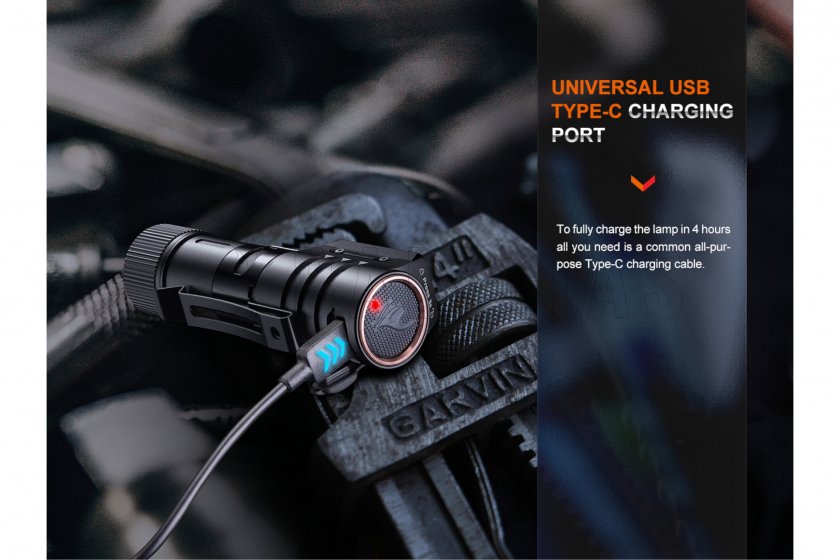 Set lampada frontale Fenix HM71R e torcia Fenix E02R