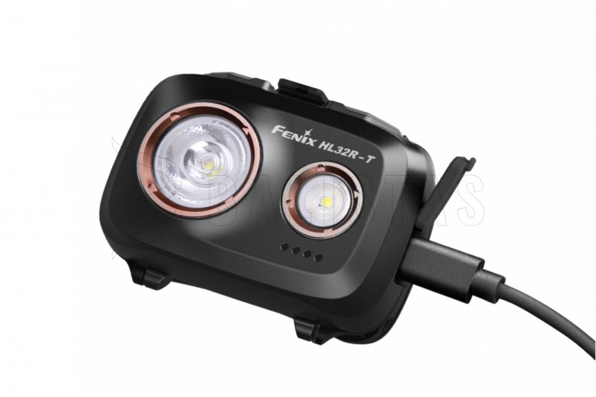 Lampada frontale ricaricabile Fenix HL32R-T nera