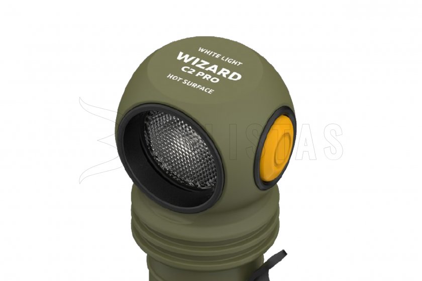 Lampada frontale Armytek Wizard C2 Pro a luce fredda Olive