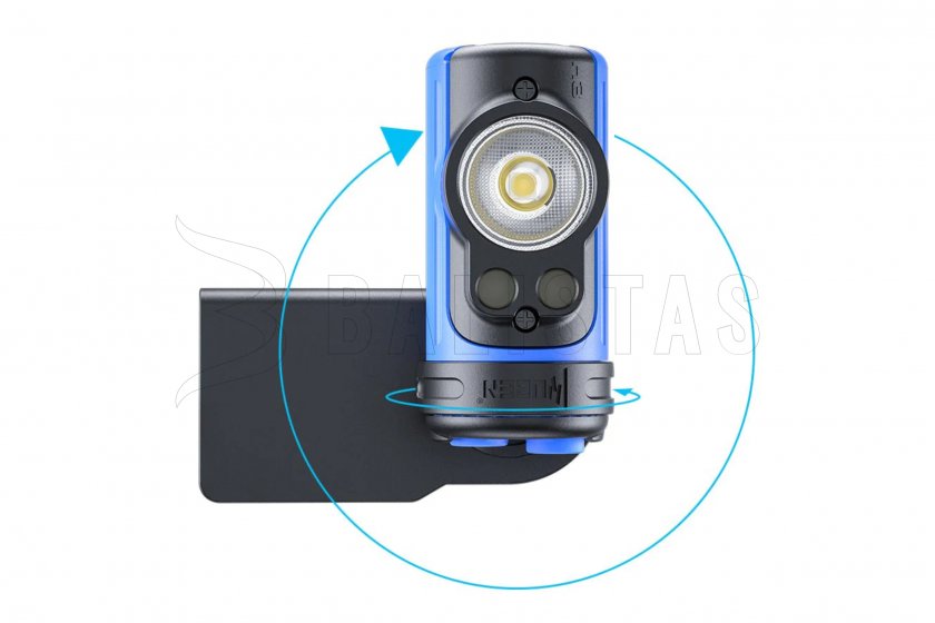 Lampada frontale Wuben H3 blu