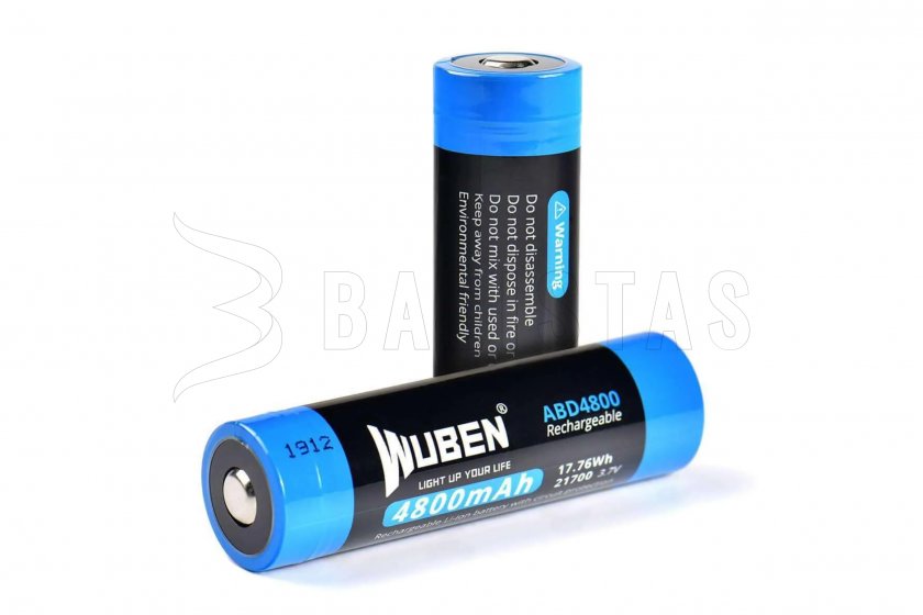 Batteria Wuben 21700 B Li-Ion 4800mAh