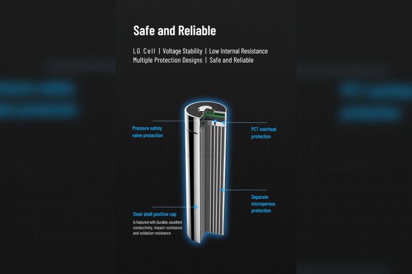Batteria Wuben 21700 B Li-Ion 4800mAh