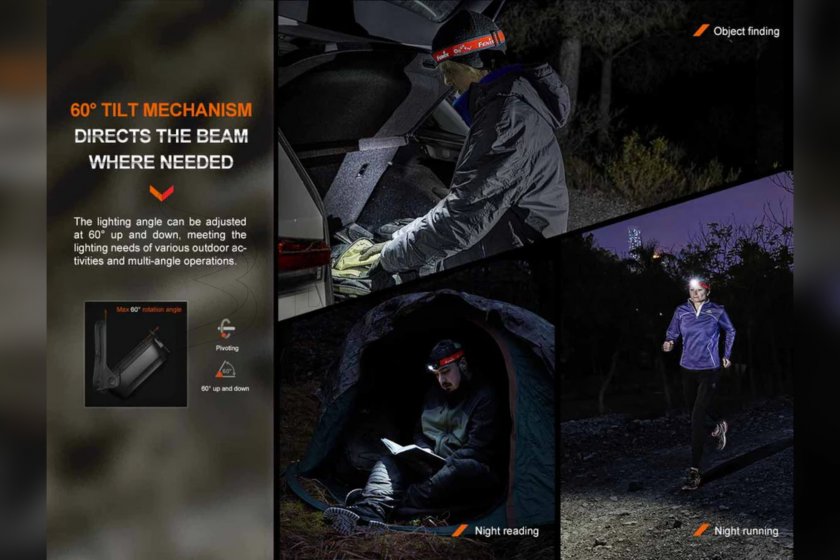 Lampada frontale Fenix HL16 nero