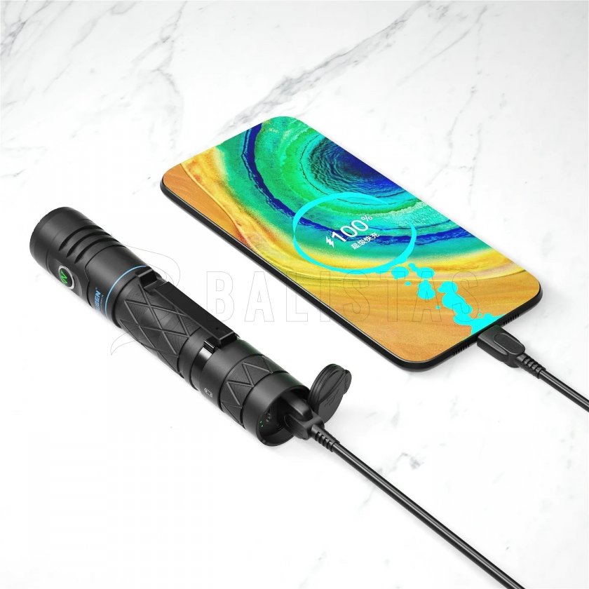 Torcia elettrica Wuben E12R nero