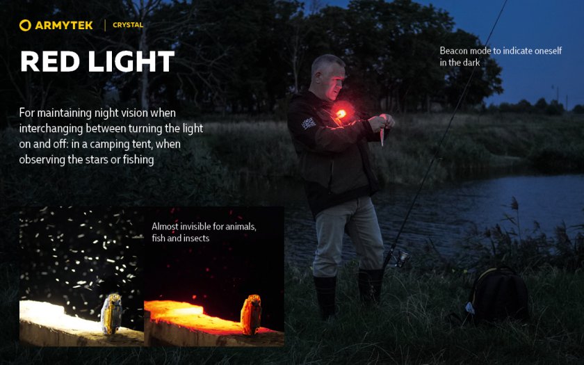 Lampada frontale multifunzionale Armytek Crystal Green