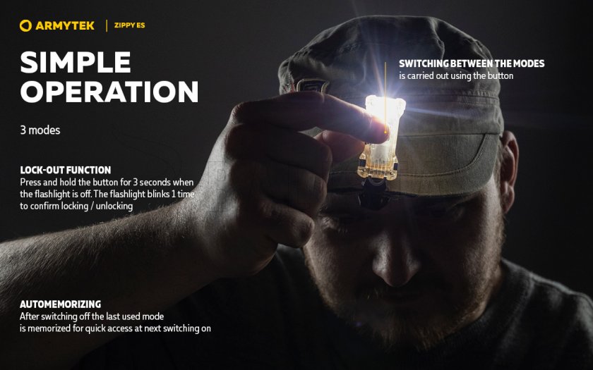 Armytek Zippy ES Portachiavi grigio