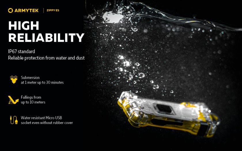 Armytek Zippy ES Portachiavi grigio
