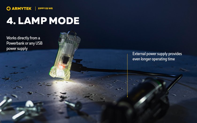 Portachiavi Armytek Zippy ES WR Red