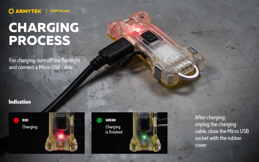 Portachiavi Armytek Zippy ES WR Red