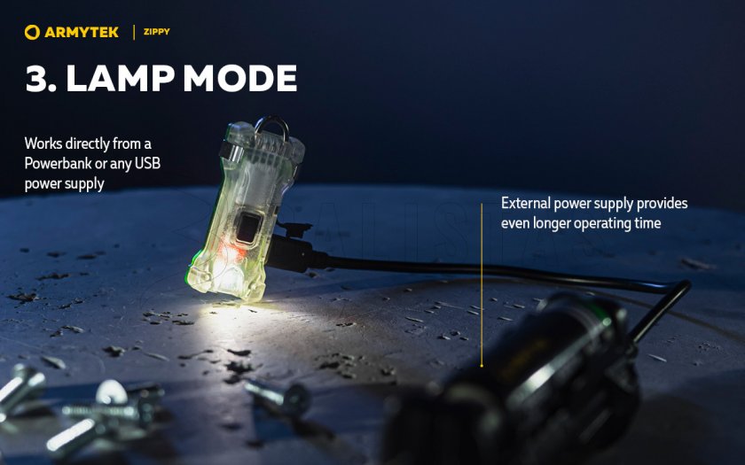 Portachiavi Armytek Zippy Yellow
