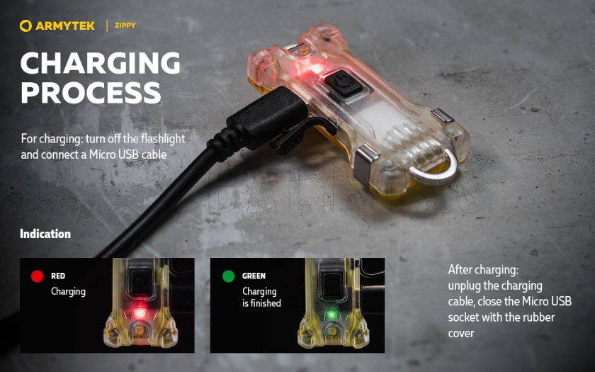 Portachiavi Armytek Zippy Yellow
