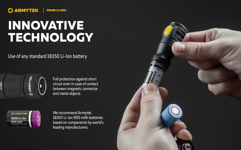 Torcia Armytek Prime C1 Pro a luce fredda
