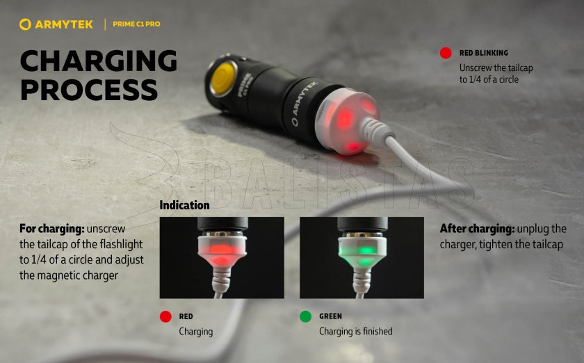 Torcia Armytek Prime C1 Pro a luce fredda