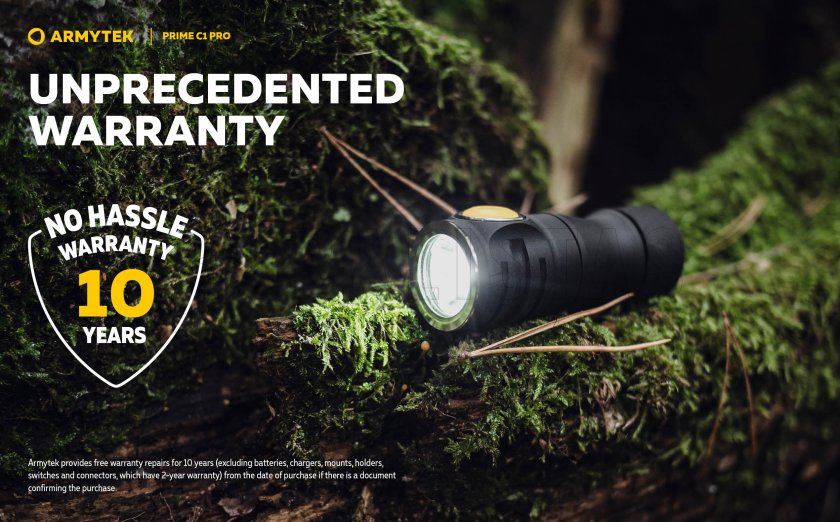 Torcia Armytek Prime C1 Pro a luce fredda