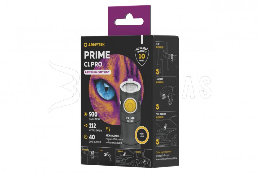 Torcia Armytek Prime C1 Pro luce calda