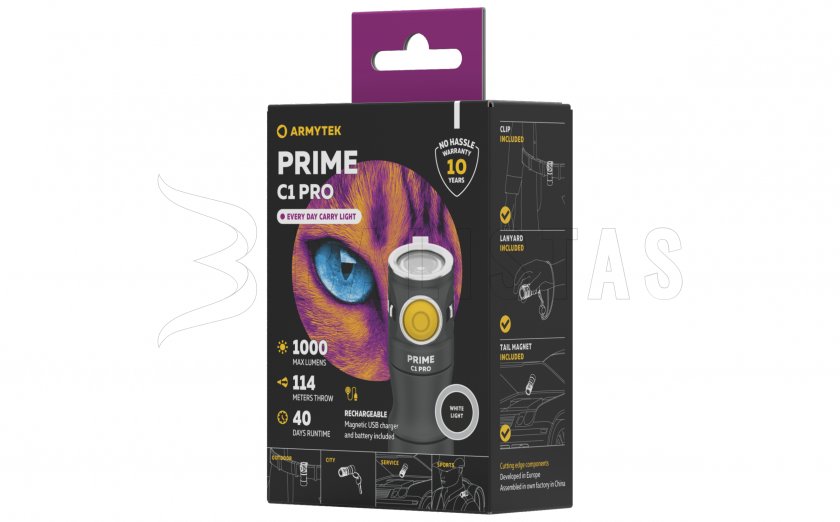 Torcia Armytek Prime C1 Pro a luce fredda
