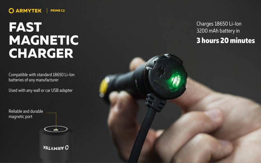 Torcia Armytek Prime C2 - luce fredda