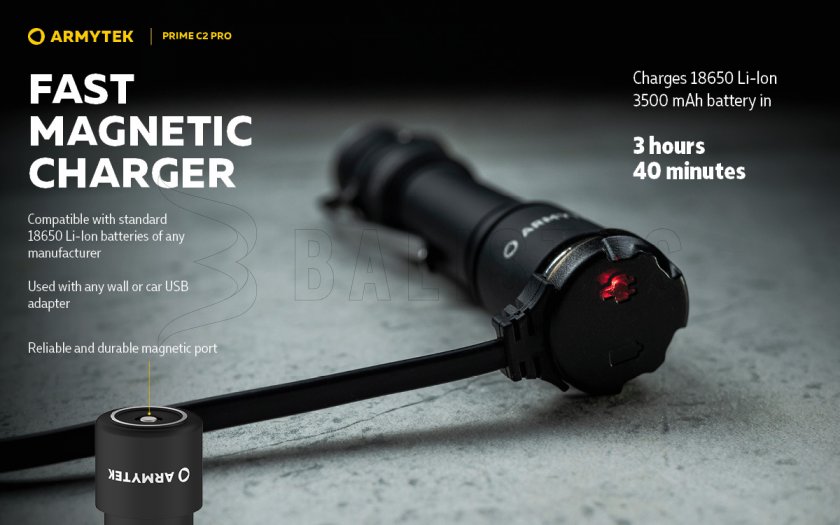 Torcia Armytek Prime C2 Pro v4 Luce fredda