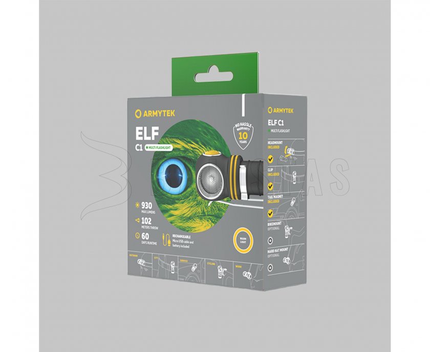 Torcia multifunzione Armytek Elf C1 v2 luce calda
