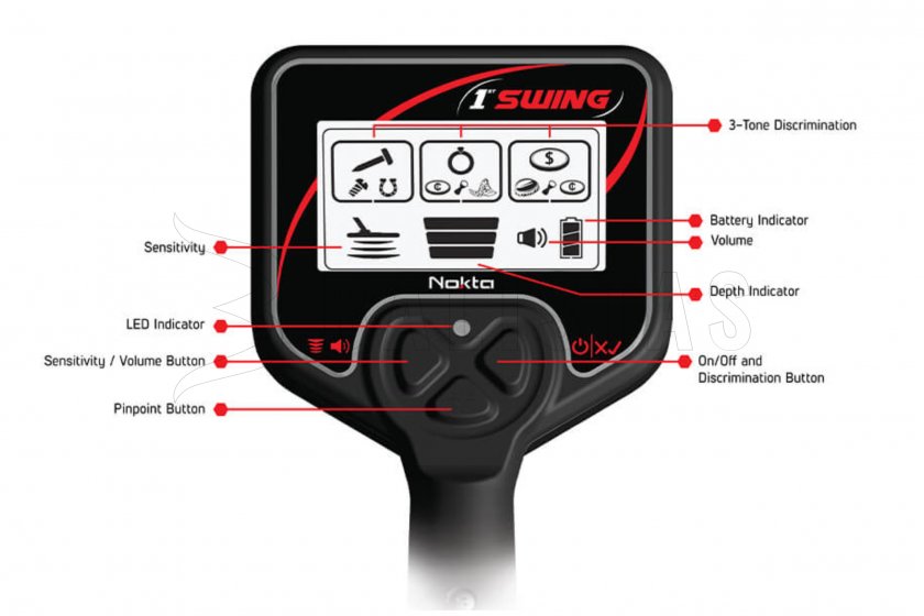 Metal detector Nokta 1st SWING